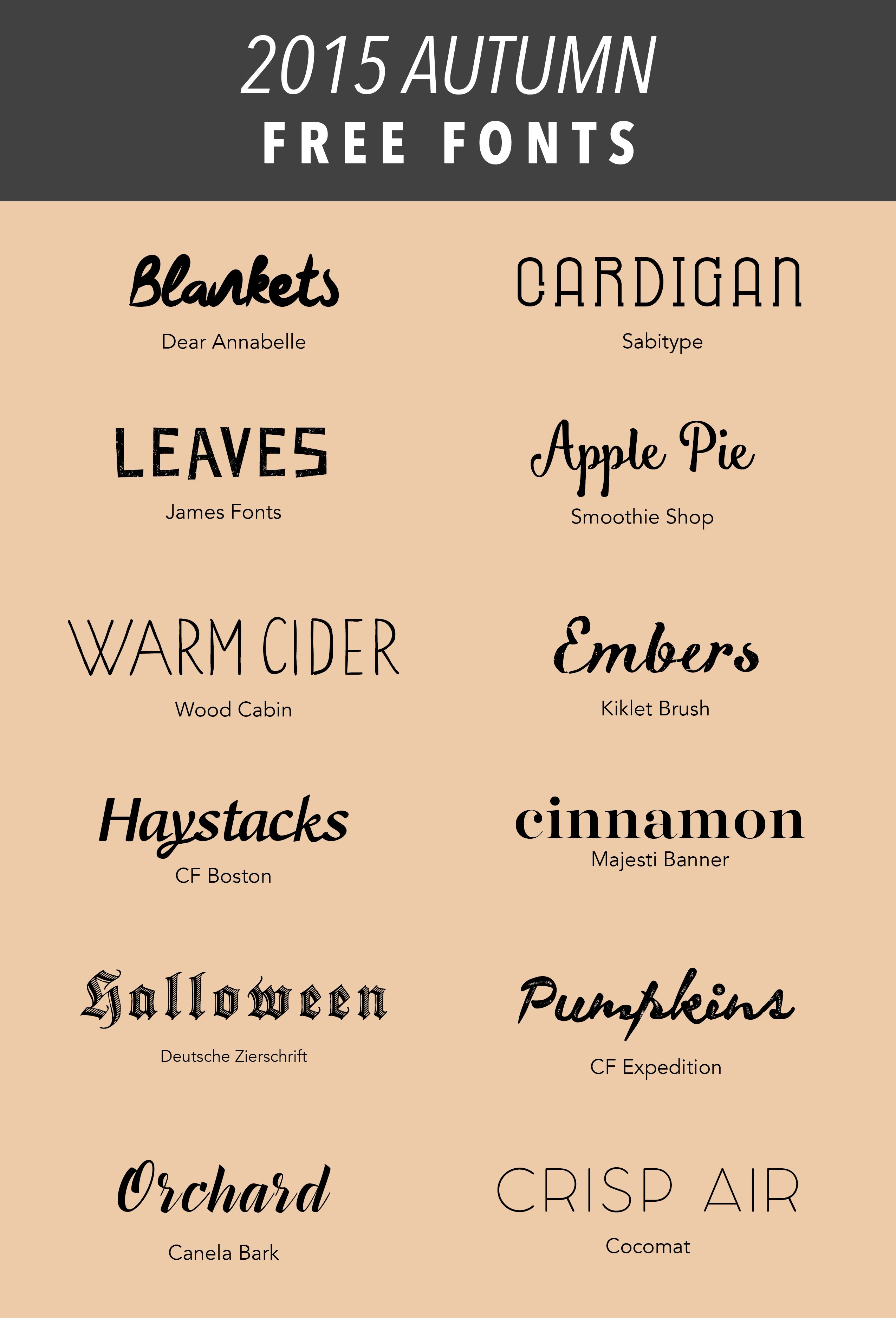 free fonts for mac